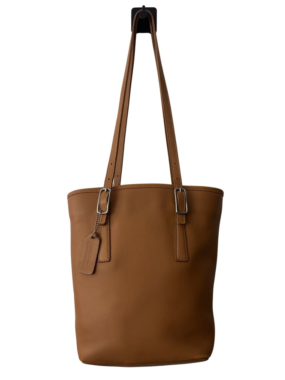 Coach Legacy Mini Leather Tote Bag in Camel 9803
